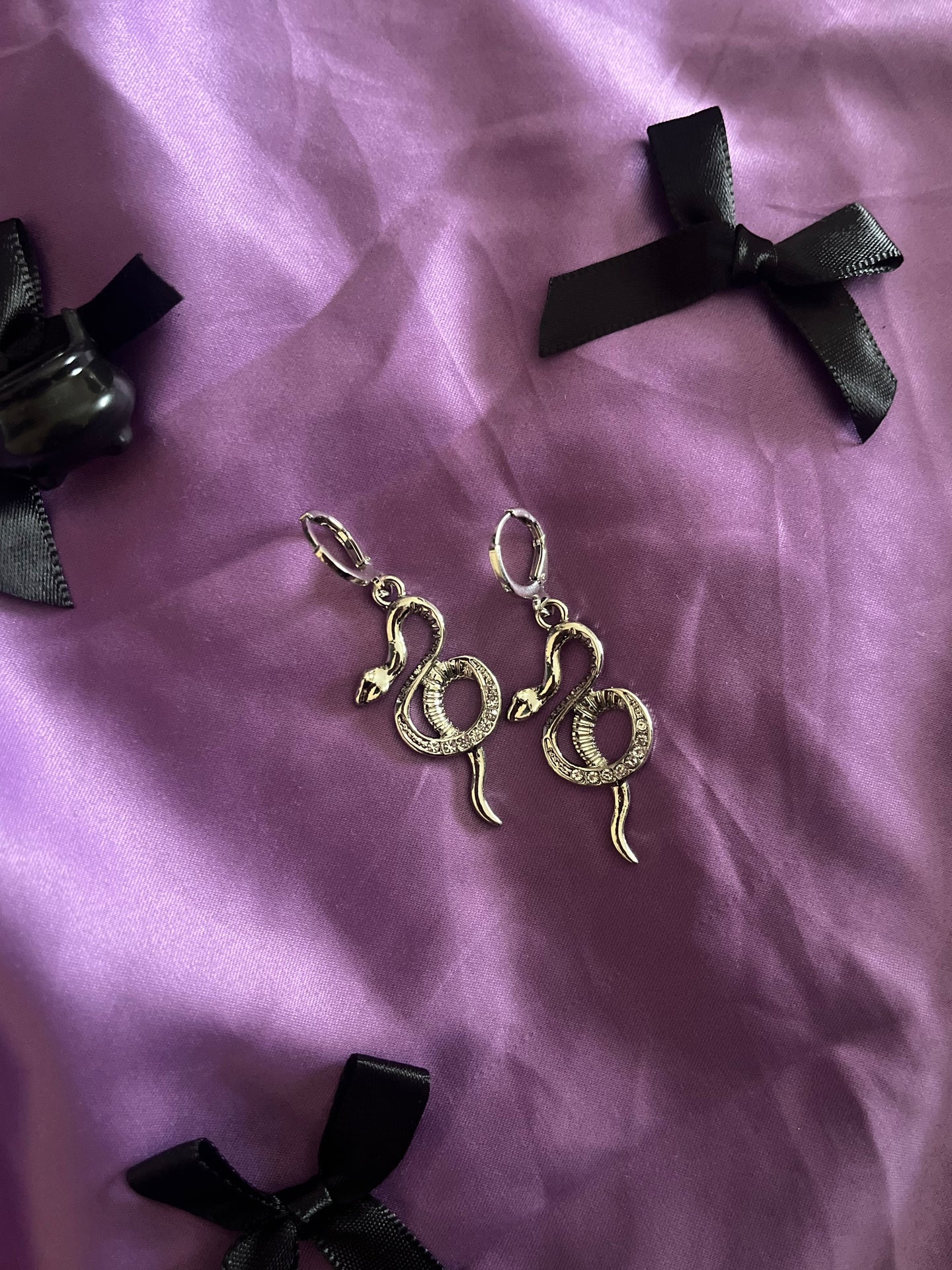 Snake earrings