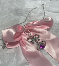 Load image into Gallery viewer, [ LIMITED EDITION ] Amethyst Bow Orb Vw necklace
