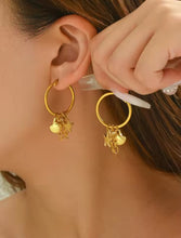 Load image into Gallery viewer, Mermaid hoop earrings
