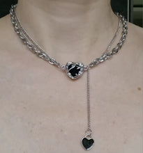 Load image into Gallery viewer, Gothic heart necklace
