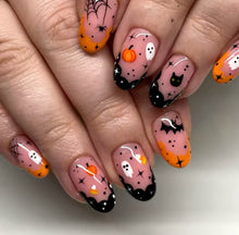 Load image into Gallery viewer, [ Halloween limited edition] Pumpkin patch presson nails
