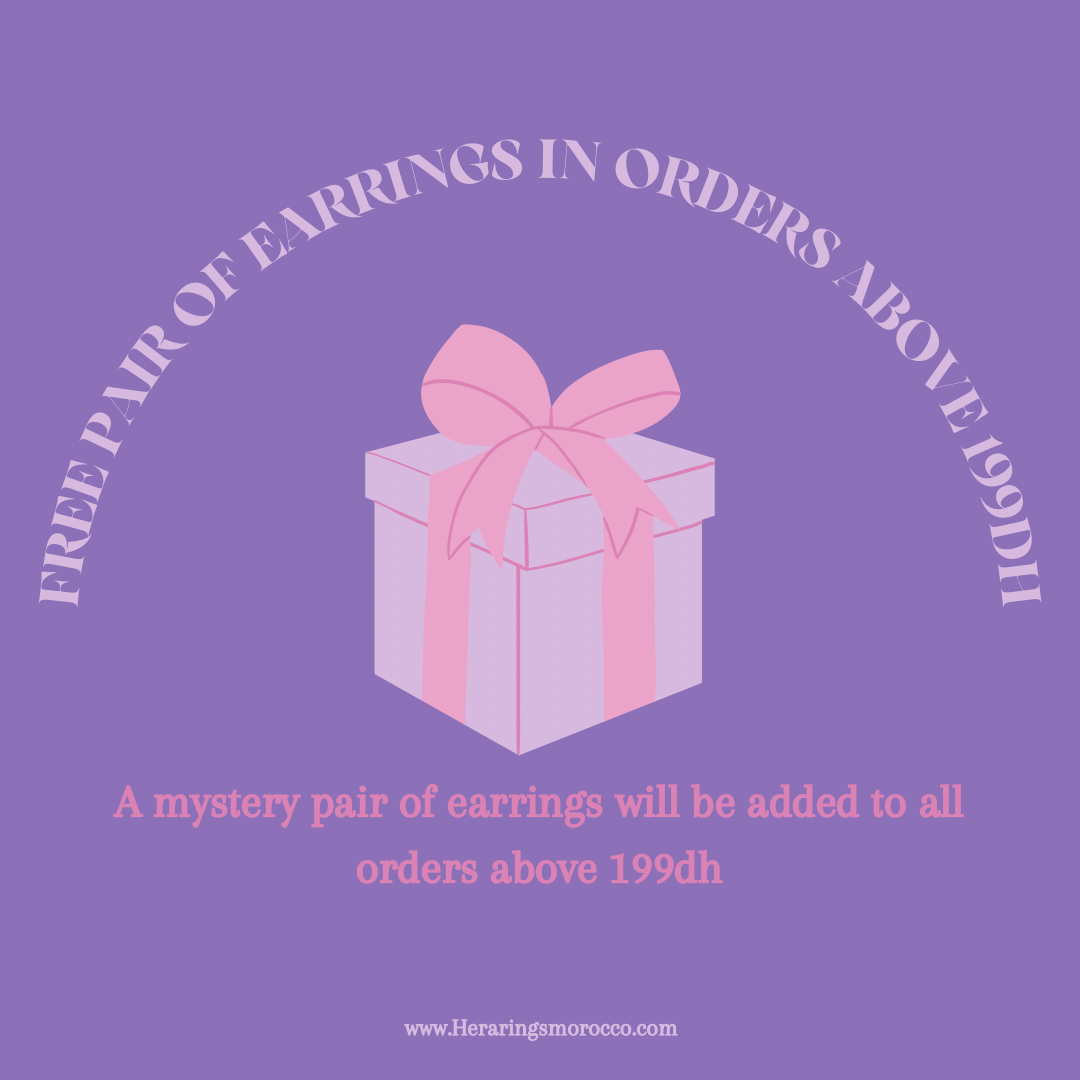 MYSTERY EARRINGS ON ORDERS ABOVE 199DH
