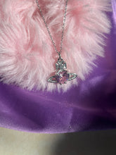 Load image into Gallery viewer, Vivienne Westwood Pink Heart necklace
