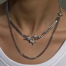 Load image into Gallery viewer, [ The next level Aespa Collection] Aligned stars necklace
