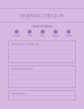 Load image into Gallery viewer, Herarings Feel good , Manifest and be grateful Journal ( DIGITAL COPY)

