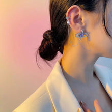 Load image into Gallery viewer, Purple heart Vivienne westwood ear cuff
