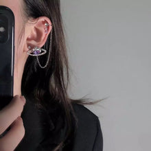 Load image into Gallery viewer, Purple heart Vivienne westwood ear cuff
