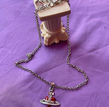 Load image into Gallery viewer, Vivienne Westwood red heart necklace
