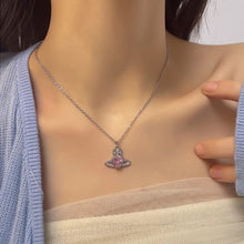 Load image into Gallery viewer, Vivienne Westwood Pink Heart necklace
