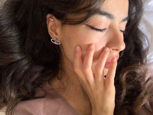 Load image into Gallery viewer, Purple heart Vivienne westwood ear cuff
