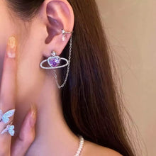Load image into Gallery viewer, Purple heart Vivienne westwood ear cuff
