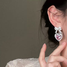 Load image into Gallery viewer, Princess Treatment pink Earrings
